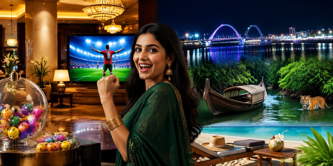 ঢাকার লটারি ও স্পোর্টস মেলা দৃশ্য